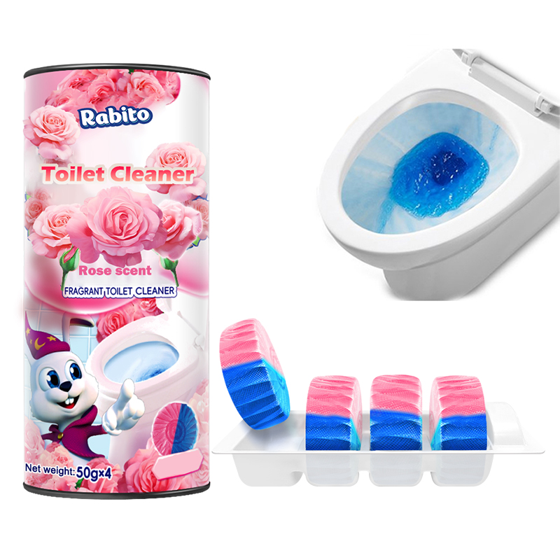 Rose Fragrance Automatic Toilet Bowl Cleaner